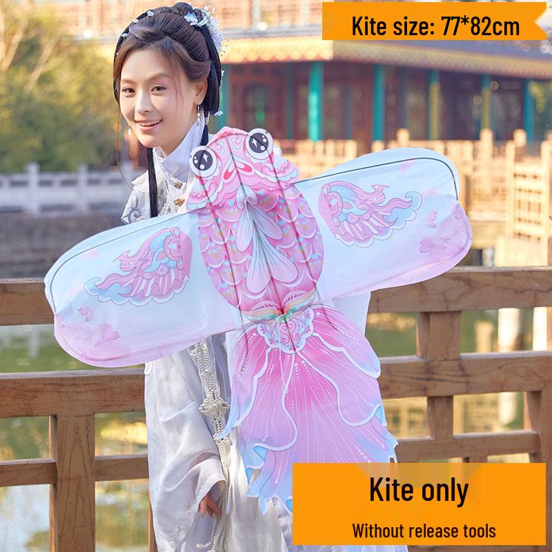 2026 Peony Goldfish 3D Bamboo Kite: Retro Mini Koi Decoration