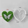 Love Butterfly Silicone Mold DIY Heart Shape Valentine's Day Aroma Candle Plaster Ornament Molds Handmade Soap Making Supplies