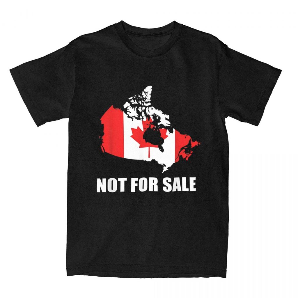 CANADA IS NOT FOR SALE T-Shirt Harajuku T-Shirts Short Sleeve Y2K Funny Tshirt Summer Cotton O-Neck Plus Size 5XL Tees