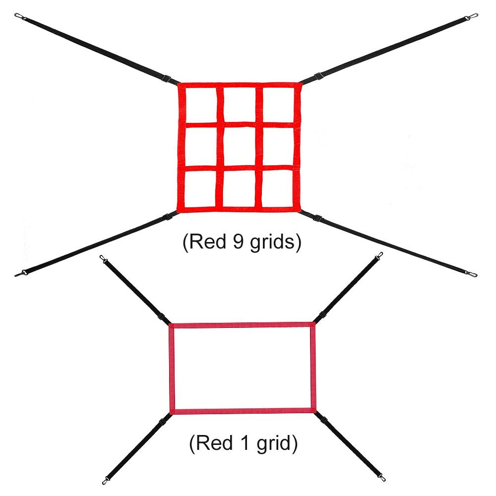 Baseball-Übungsnetz Verstellbares Baseball-Pitching-Netz Trainingshilfen Übung Präzisionstraining Werfen Werfen Schlagzone