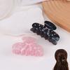 Elegant Hair Claw Clip With  Embellishments Pink Bowknot Design Anti-Slip Grip Fashionable Daily Wear Accessory