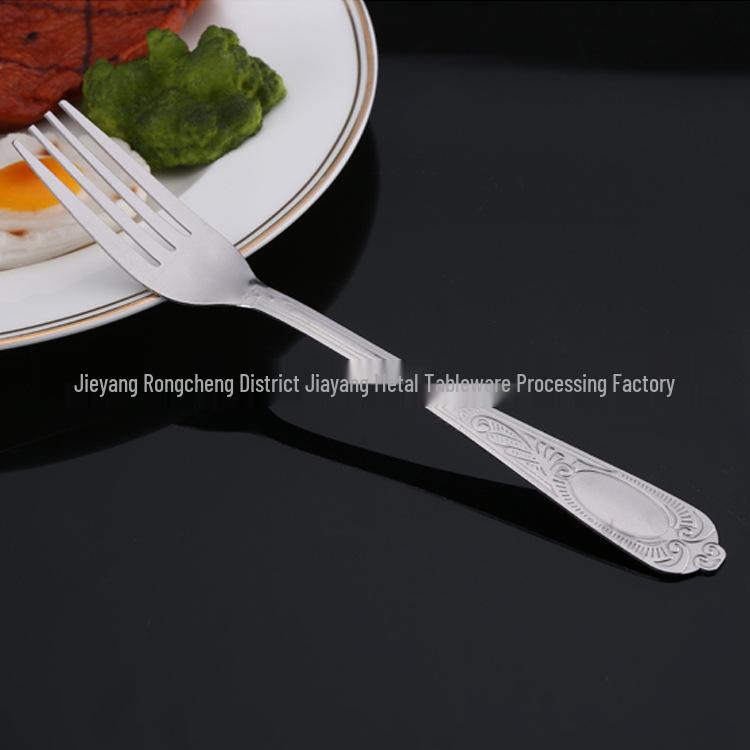 Stainless Steel Cutlery Set: Soup Spoons & Dessert Forks for Restaurants & Homes