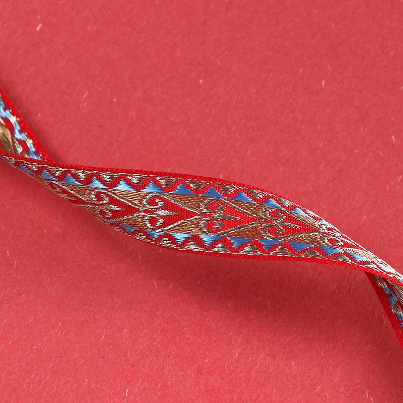 Broderie Elegantă Nuntă Stil Etnic Chinez Val Național Nuntă Zestre Chineză Decorație Panglică Aurie Legătură Roșie Panglică Țesută Litera Fericire