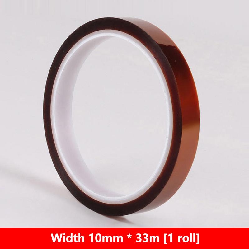 33M Long Gold Finger High Temperature Resistant Tape Heat Tape Polyimide Adhesive Insulation Tape 3D Printing Board Protection