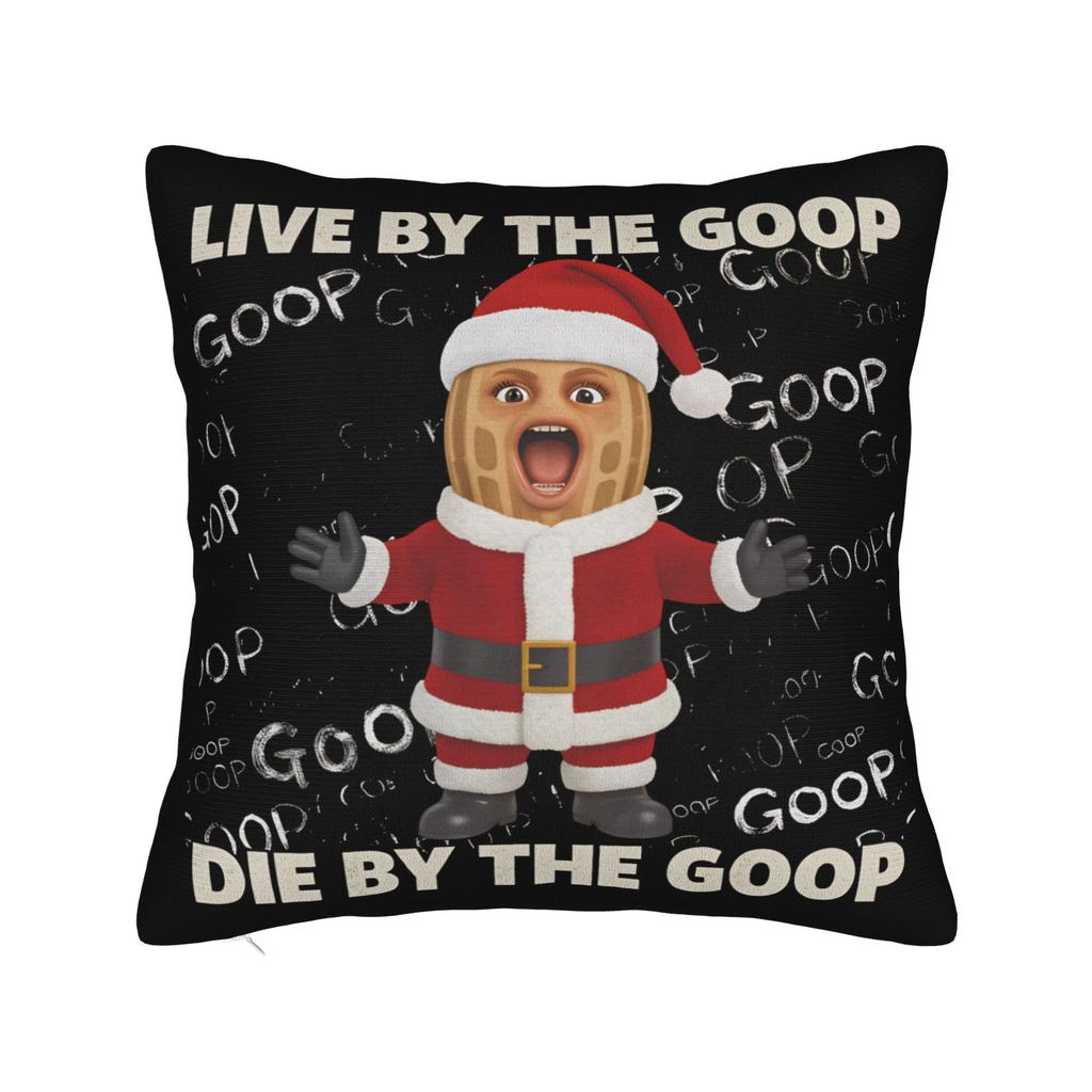 Kuddfodral Roligt The Burnt Peanut GOOP Bungulator Design Kuddfodral För Soffa Soffa Säng Vardagsrum Sött Roligt Kuddfodral