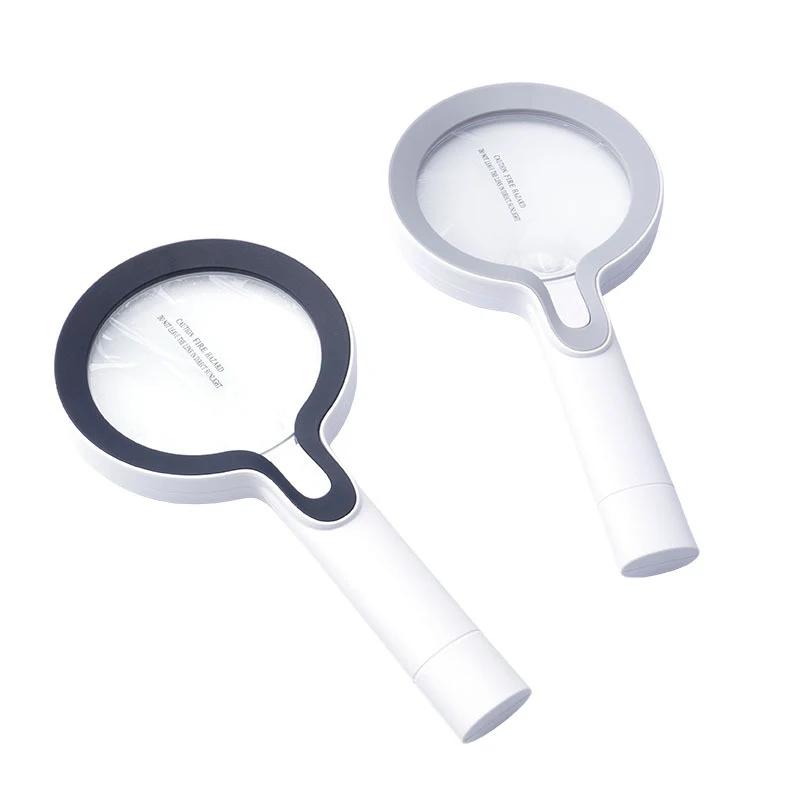 10x 25x Usb Rechargeable Illuminated Magnifier Handheld Magnifying Glass With 29 Led For Reading Jewelry Maintenance