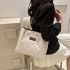 Trend Fashion Portable Shopping Bag 2025 New Women's Shoulder Tote Bag Large Capacity Simple Out Storage Bag