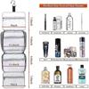 Hanging Travel Toiletry Bag,large Capacity Cosmetic Travel Toiletry Organizer For Women With 4 Compartments  1 Sturdy Hook