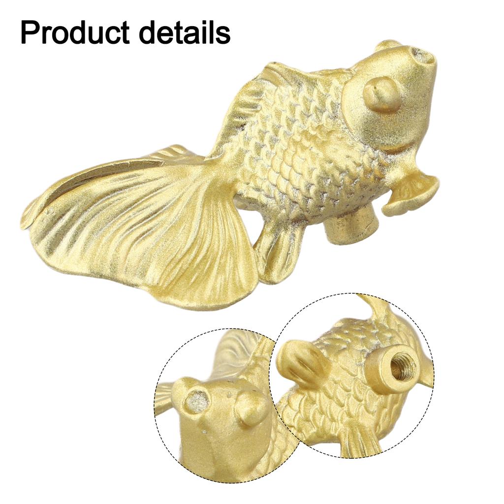 Cabinet Handle Furniture Handle Drawer Knobs Furniture Hardware Parts Gold Household Rust Prevention Wear Resistance Cabinet