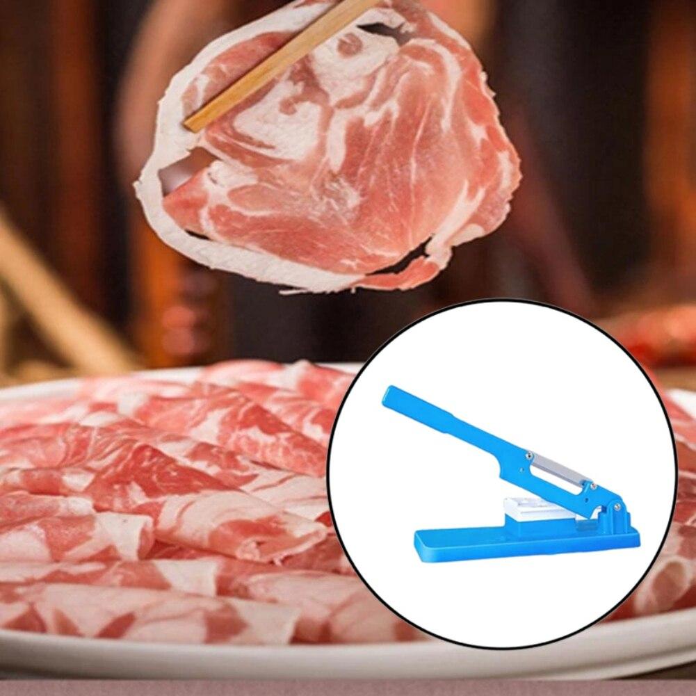 Multifunctional Table Slicer Household Manual Meat Slicer Frozen Lamp Cutting Machine Beef Herb Mutton Rolls Cutter Meat Slicer