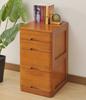 YAMAZEN Accessory Organizing Drawer Oak Brown (4 Tiers) MHK-4(OBR)M