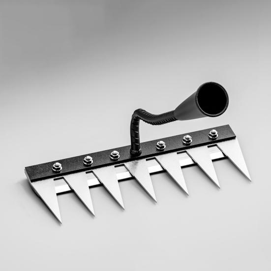 Garden Weeding Rake with Gloves High Hardness Ergonomic Handle Sharp Tip Design Multipurpose Hand Weeder Tool