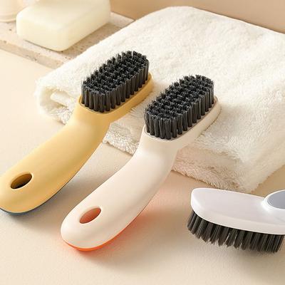 New Multipurpose Cleaning Brush Long Handle Durable Shoe Brush Soft Bristled Brush Kitchen Bathroom
