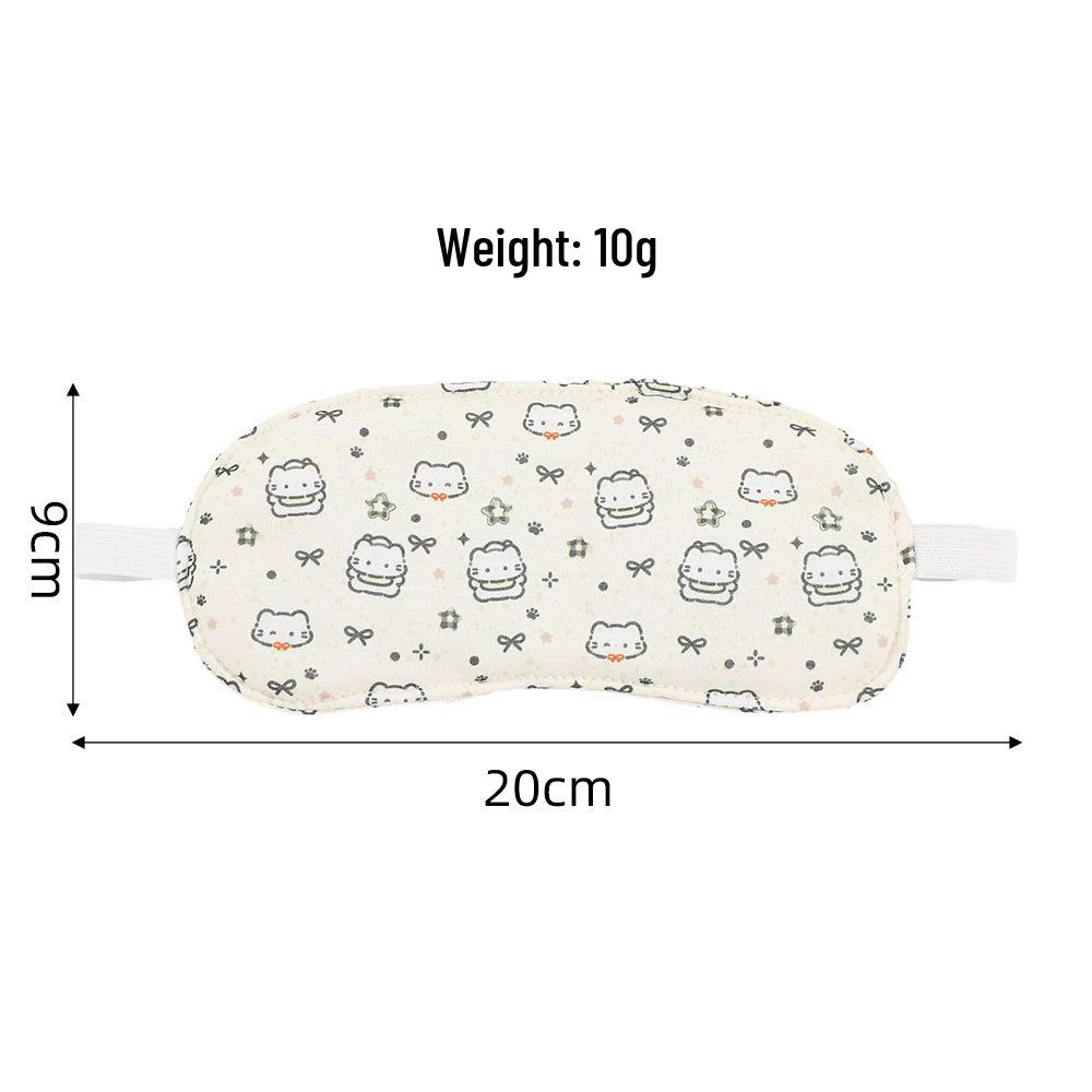 

Cartoon Eye Mask: Sleep Blackout, Cute Design, Relieves Eye Fatigue, Individually Packaged for Students.