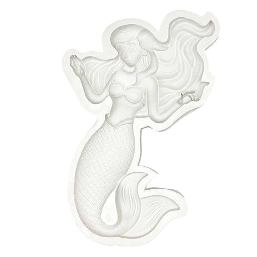 Mermaid Silicone Cake Baking Mold Sugarcraft Chocolate Cupcake Resin Tools Fondant Decorating Tools