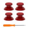 eXtremeRate Replacement Controller Joystick for Xbox One - 4 PCS Carmine Red Thumbsticks Analog Thumb Sticks Parts for Xbox Series X/S, Xbox One S/X,