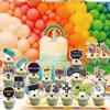 36Pcs Video Game Cupcake Toppers,Game Controllers Cupcake Toppers, Video Game Controllers Cupcake Picks GamePad Cake Decorations ... Gaming Theme