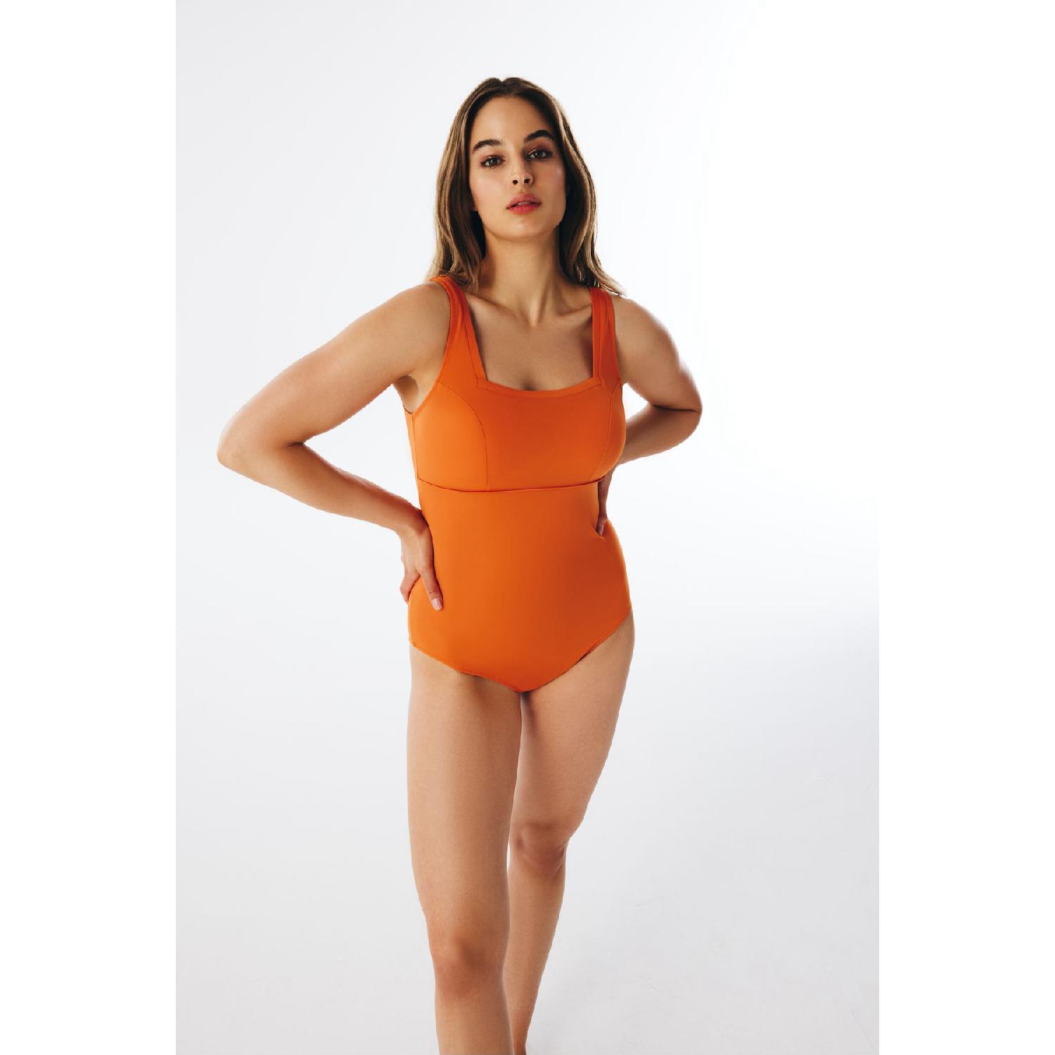 

Базовый купальник-каркас 38 оранжевый