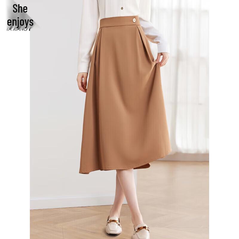 SheEnjoy Women s Commuter A-Line Midi Skirt T143B2002 XL