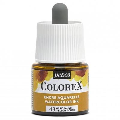 Watercolor Ink - Pébéo - Colorex - 45 Ml - Yellow Ochre - Mixed