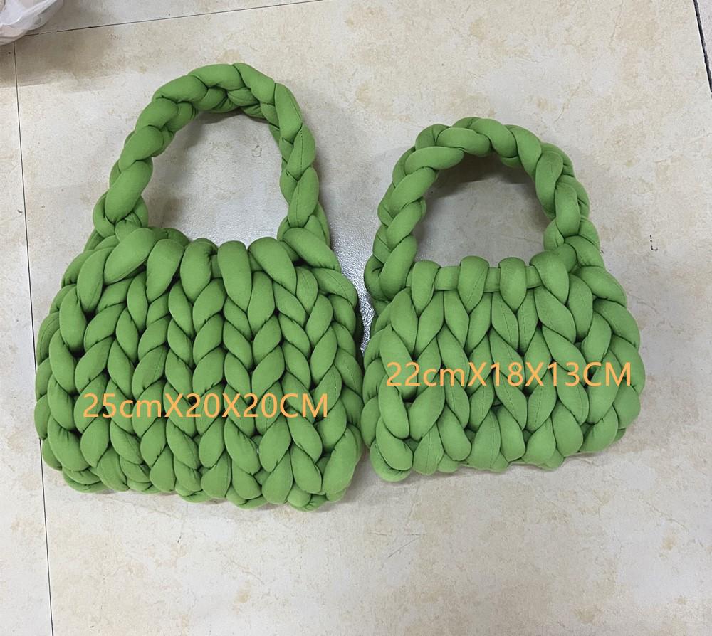 Icelandic Wool DIY Chunky Knit Korean-Style Tote Bag