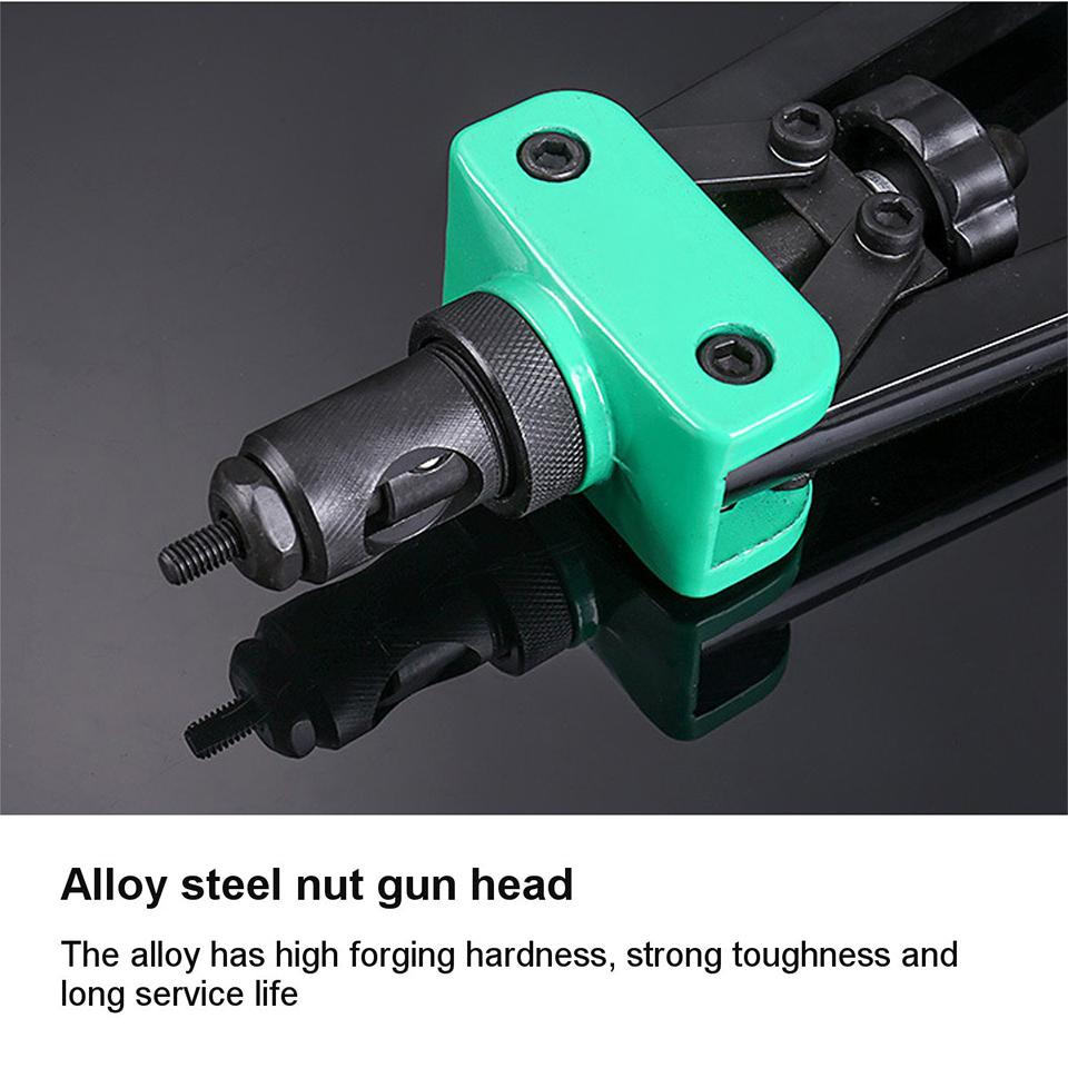 M3-M8 Riveter Tools Set 13'' Riveter Guns Nut Hand Riveting Kit Nutsert Insert Rivnut Accessories DIY Hand Tool Sets Repair Tool