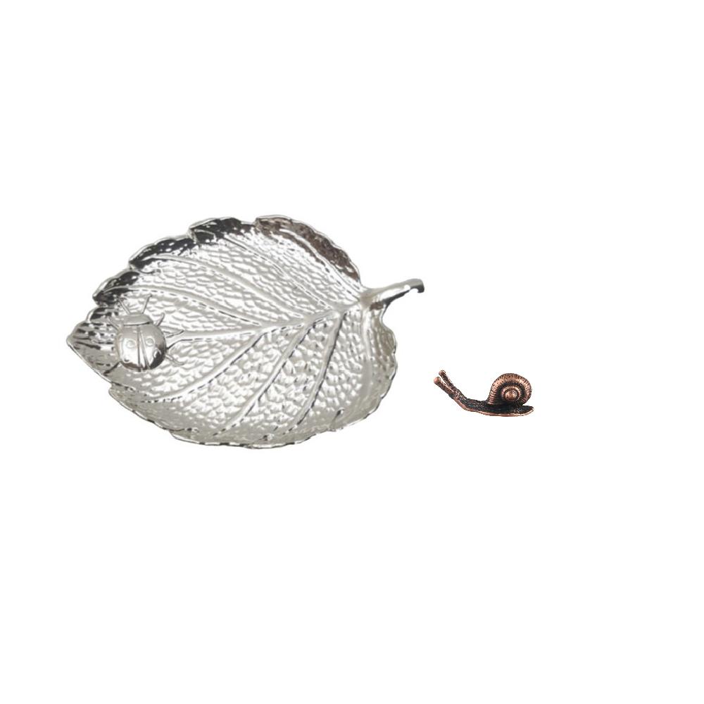 Ladybug Leaf Incense Seat, Incense Plate, Snail Indoor Sandalwood Stove Creative Antique Incense Seat Line Incense Stove