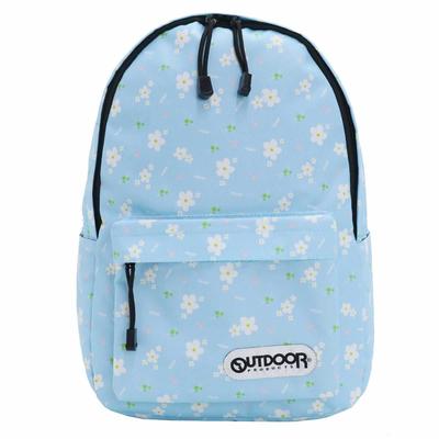 Outdoor Products Jolly Backpack Daypack for Kids, Girls, Gift, Junior (Flower Sky)