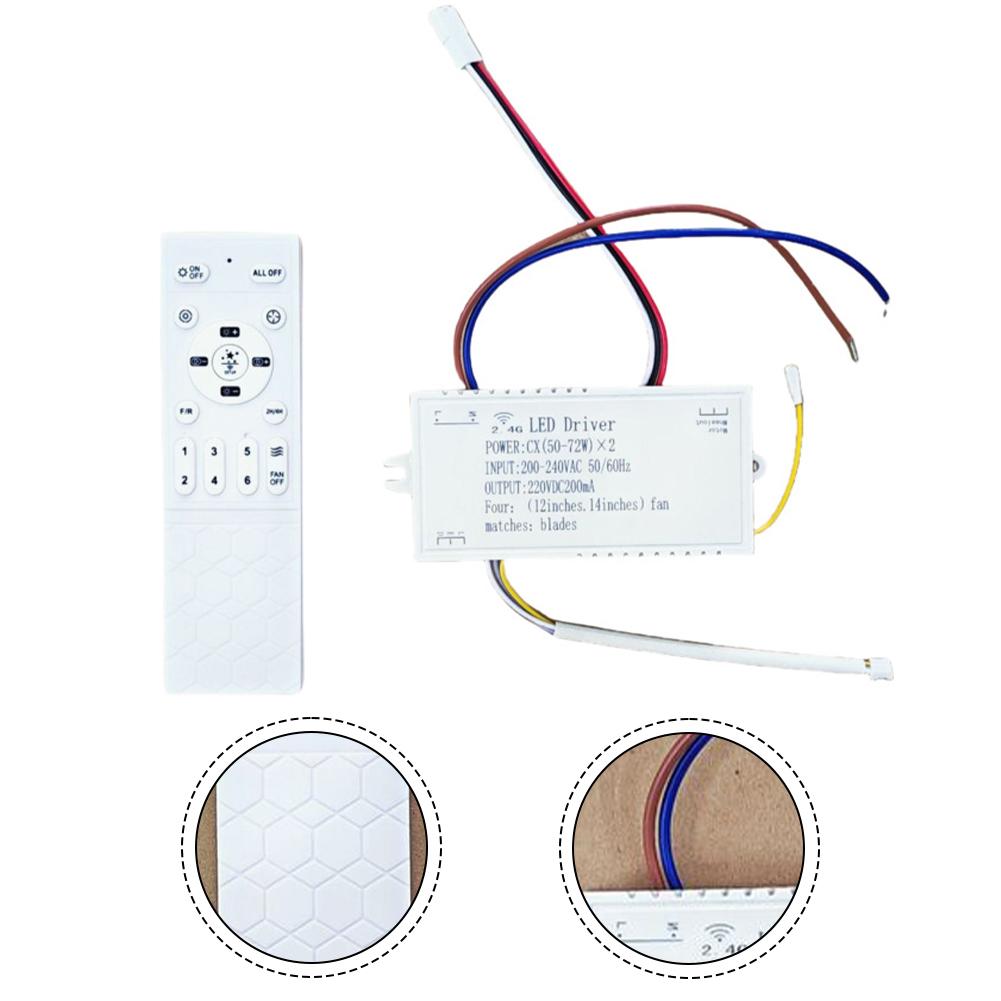 DC-Inverter Oszillierender Ventilator mit Licht und Fernbedienung, ausgestattet mit 6 Geschwindigkeitsoptionen und stufenlosem Dimmtreiber für verbesserte Luftzirkulation