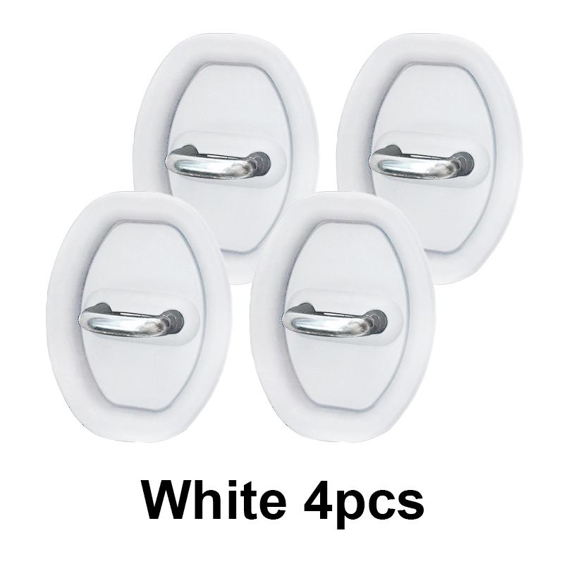 Universal Car Vehicle Door Locks Guard Stopper Silicone Cushion Mute Shock Absorber Protective Cover Silent Shock Pads