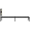 Bed Frame without Mattress Sonoma Oak Finish 90 x 200 cm Engineered Wood