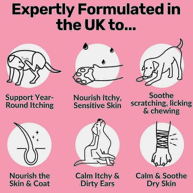 Recompense Nutri-Paw All-Itch Immunity Pentru Câini-Calmează Lăbuțele, Ochii, Urechile, Pielea Care Mănâncă, 120-360 Recompense Recompense Suport Imunitar