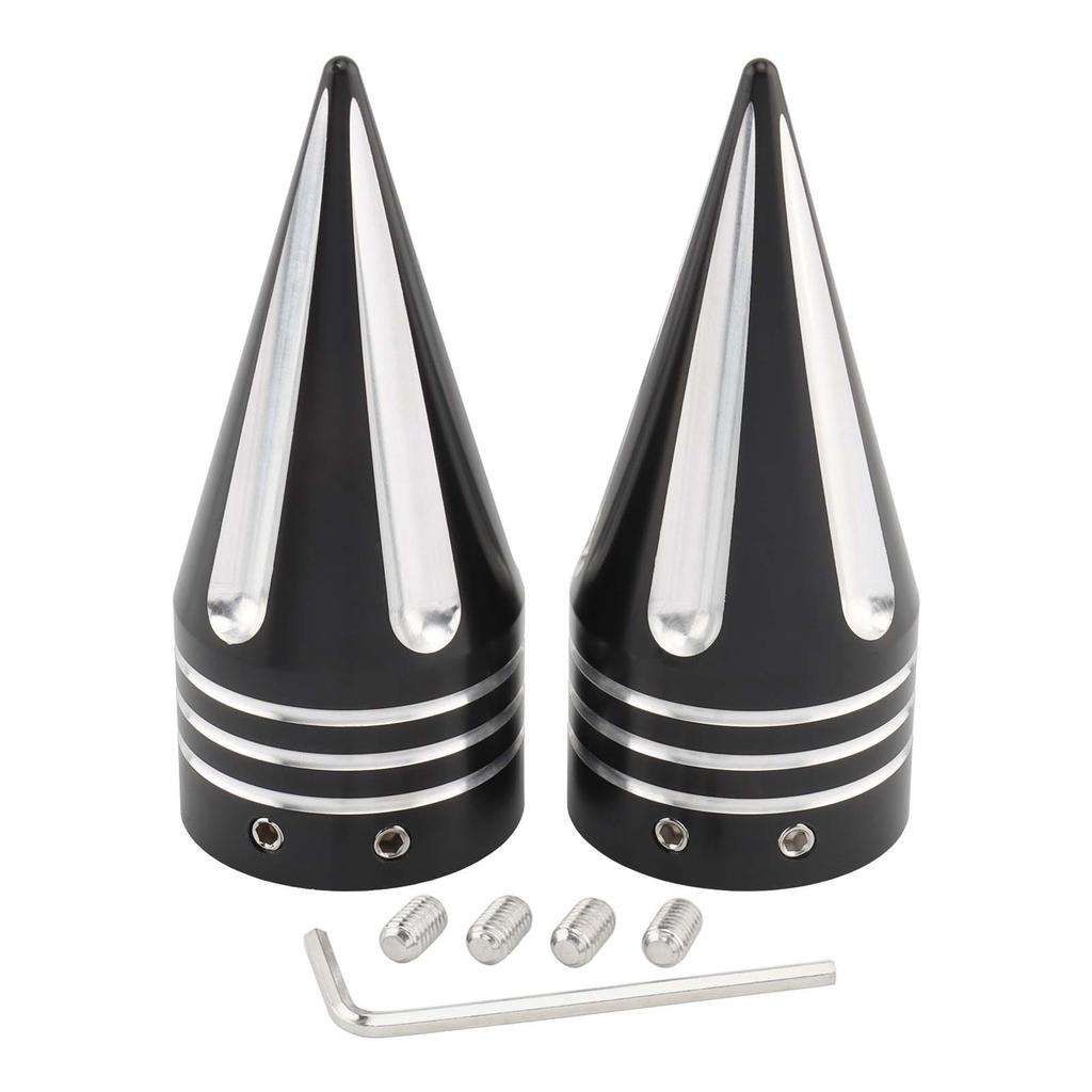 Motorcycle 29mm Front Axle Cover CNC Aluminum For Harley Touring Road King Sportster XL 883 1200 Dyna Low Rider Softail Fat Boy