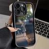 Phone Case for iPhone 17 Air 16E 15 16 Pro Max Nature Cute Child Painting Style Cover 14 Plus 13 12 Mini Soft Shell Silicone Fun