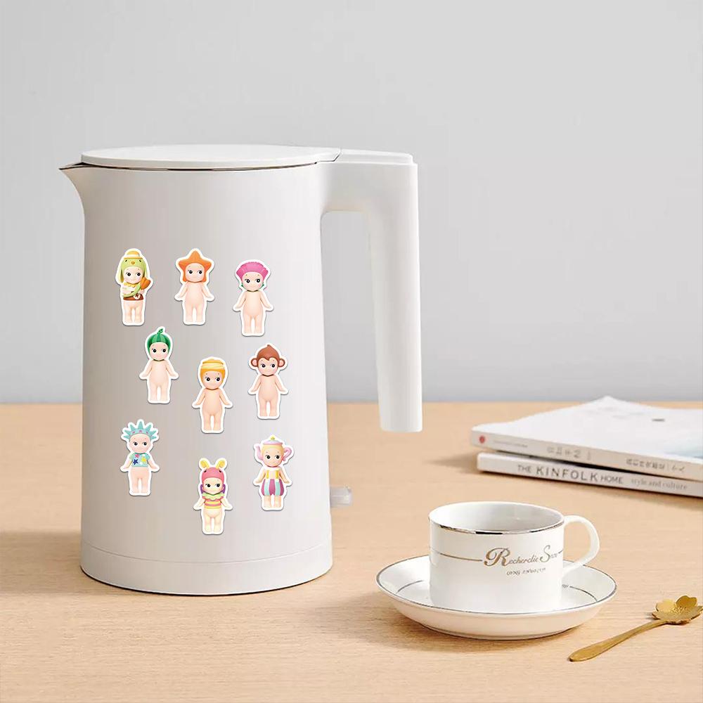 50PCS Cute Sonny Angle Creative Stickers Cartoon DIY Skateboard Phone Case Laptop Waterproof Cool Sticker Decals Toy