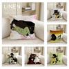 Cute Neko No Kyuujitsu Cushion Cover Pillowcase Set Pcs X X Breathable Washable Sofa Cushion Cover