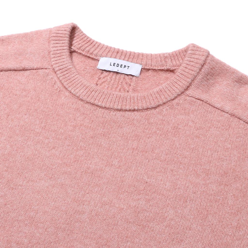 LEDEPT Washable Raglan Round Pullover [Light Pink]