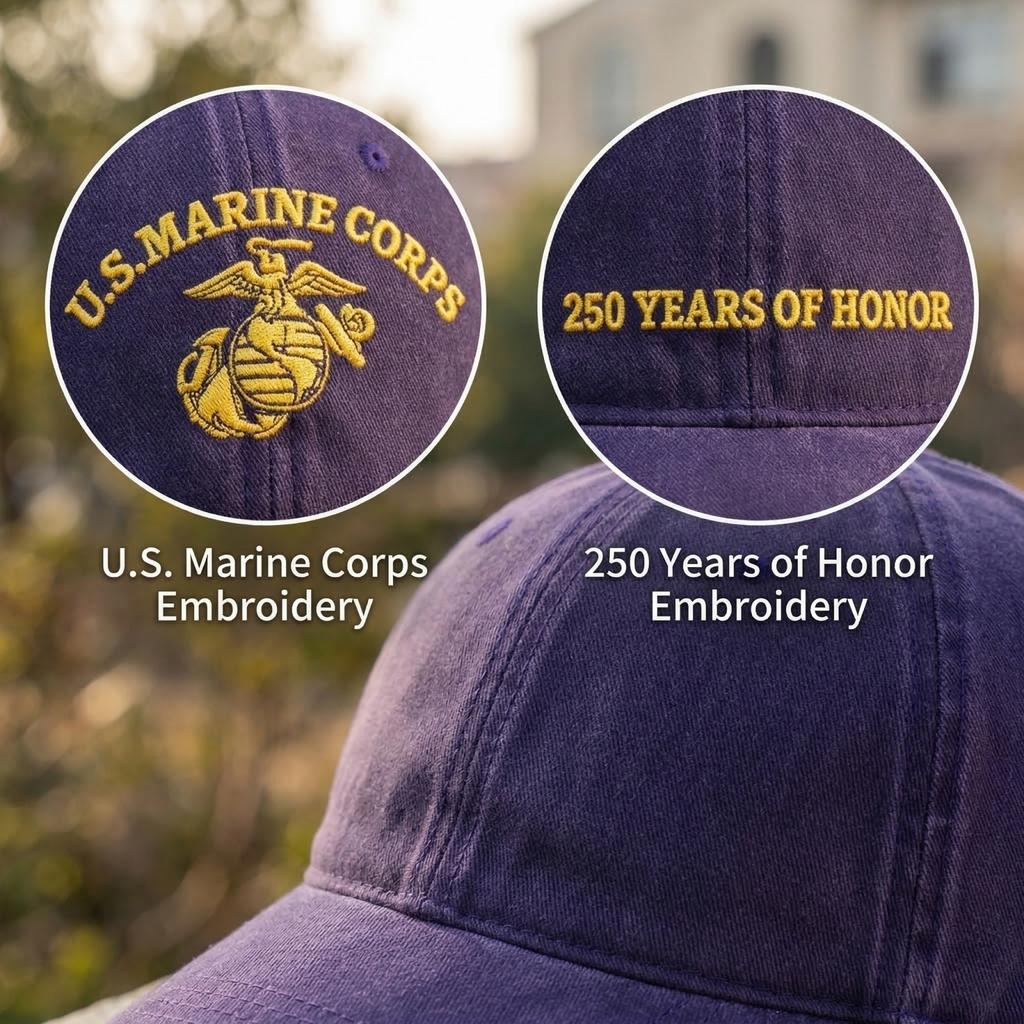 Printed Baseball Cap, Commemorating The 250th Anniversary Of The United States .