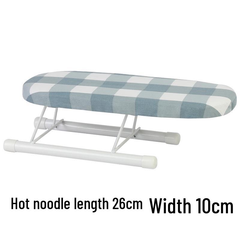 Compact Foldable Sleeve and Collar Ironing Board with Storage