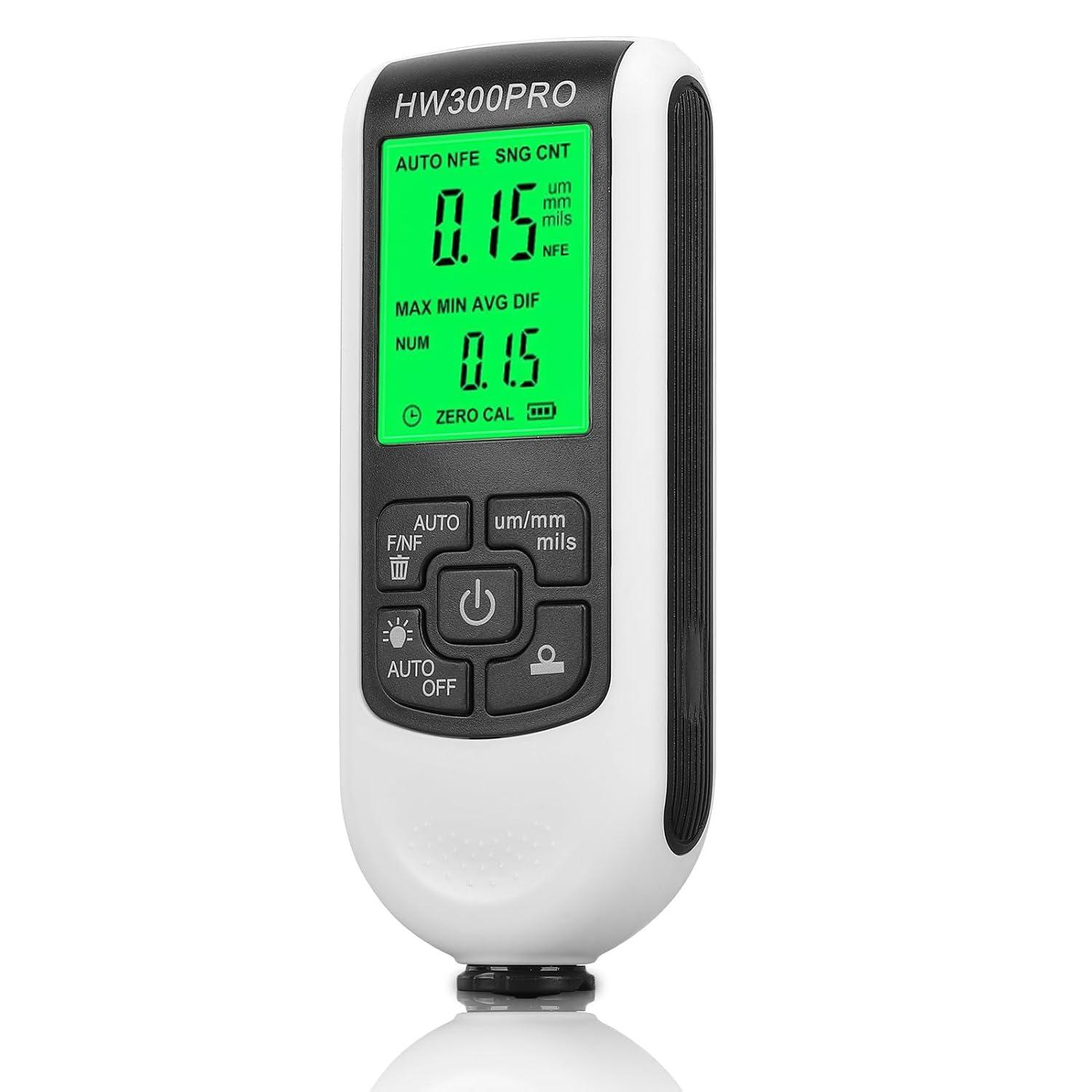 

New Digital Coating Thickness, Ultra high Probe, Paint Mil Thickness Meter for Automotive Paint Thickness Measurement, Measuring Range: 0 to 2000UM белый
