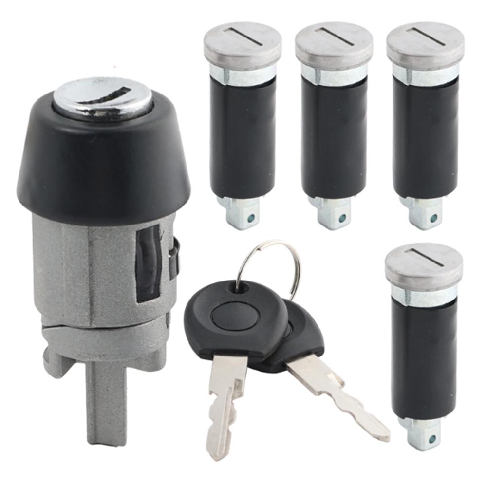 701837205 Ignition Switch and Door Lock Barrel Set With 2 Keys For VW