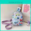 Printed Fanny Car Pack Cartoon Backpack Single Shoulder Crossbody Bag Kids Gift