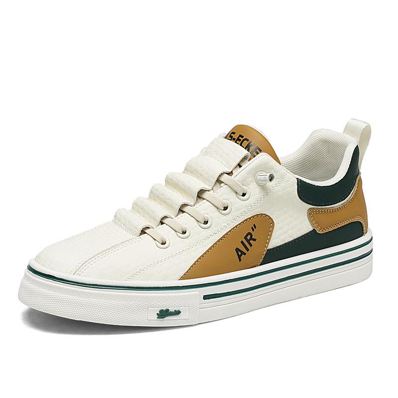 

Four Seasons New Low-top Foot Shoes Korean Edition Fashion Contrast Color Board Shoes Teen Casual Flat Tide Shoes 2025 44