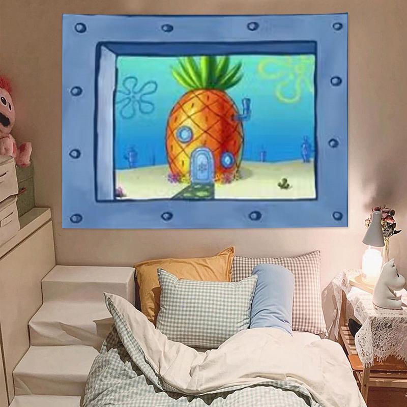 Patrick Star SpongeBob Wall Tapestry - Birthday, Bedroom, Dorm Decor