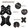Unisex Weighted Running Vest - 3/5/8kg Fitness & Boxing Training Gear
