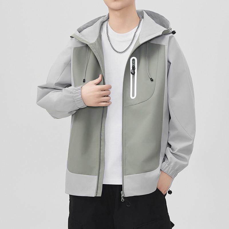 Trendy 2026 Spring Hooded Jacket #65 Small