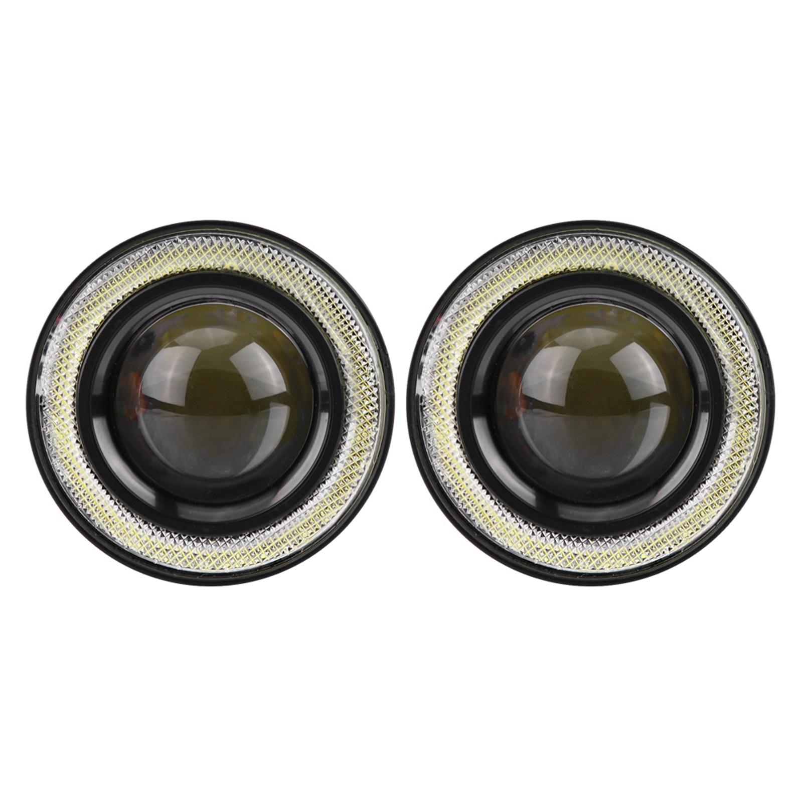 

Универсальные 2 шт. 10 Вт светодиодные COB ангельские глазки дневные ходовые огни автомобильные противотуманные фары (3.0 дюйма)