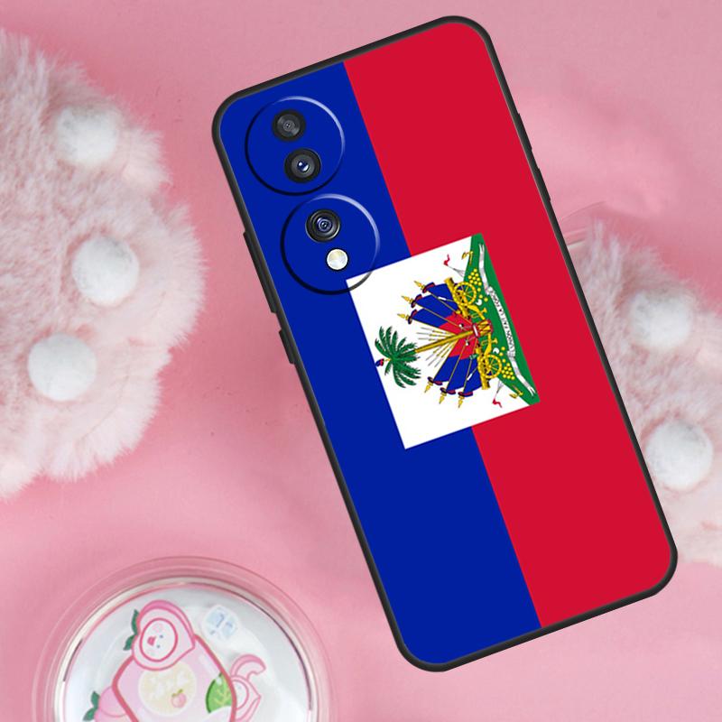 Haiti Haitian Flag Case For Honor 200 Pro 50 70 90 Lite X9b X9a X8b X8a X8 X9 X9c Honor Magic 7 6 5 Lite Cover