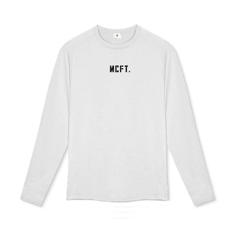 Muscleguys Autumn Men's Training Breathable and Slim Long Sleeve Jogging Fitness T Shirts