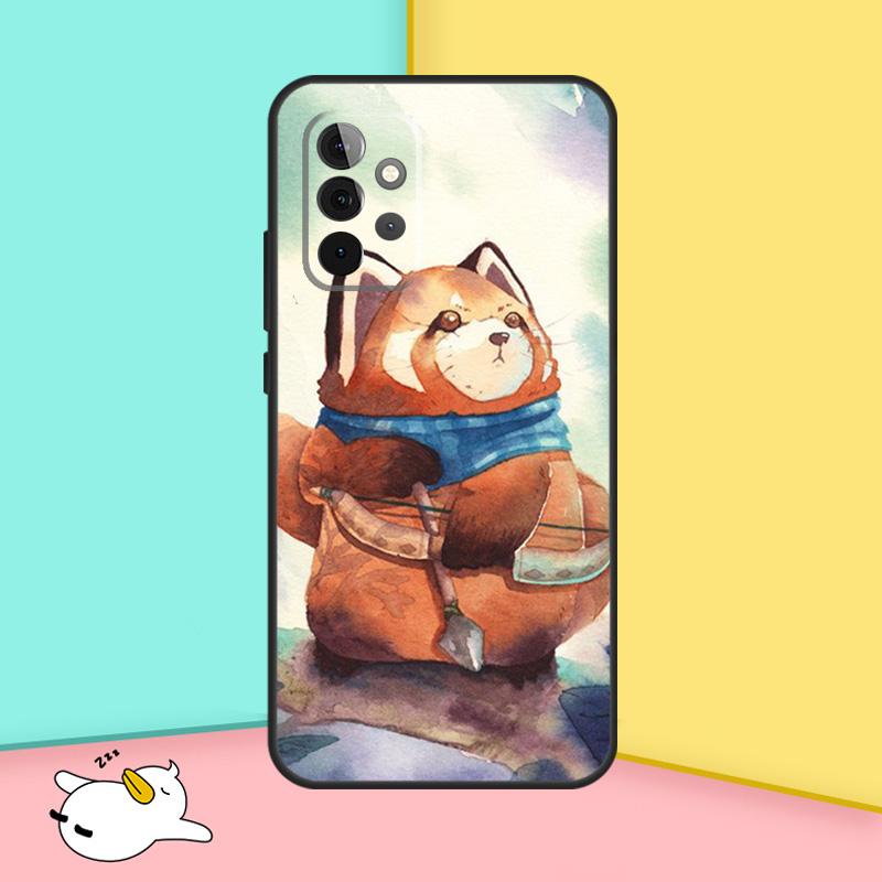 Red Panda Phone Case For Samsung Galaxy A14 A24 A34 A54 A13 A33 A53 A73 A12 A22 A32 A52 A51 A71 A52S